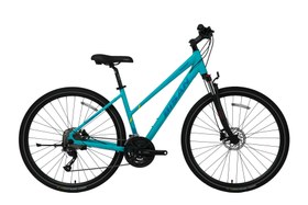 Resim BİSAN TRX 8300 ALTUS-23 700C 27 VİTES TREKKING BİSİKLETİ - Turkuaz / 45 CM 