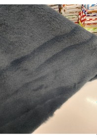 Resim Toskana Peluş Kumaş Antrasit 