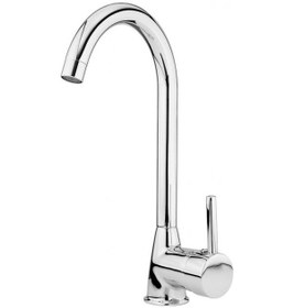 Resim Lates Delta Eviye Mutfak Bataryası Krom 