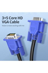 Resim Vga Kablosu Ekran Lcd Led Monitör Bağlantı 15 Pin Bağlama Ara Pc Laptop Görüntü Kablo 5 Metre 001 