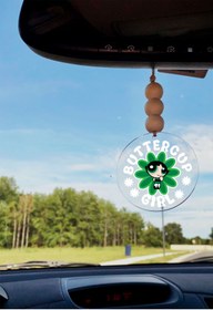 Resim Laputa Tükkan Buttercup Girl Yazılı Dikiz Aynası Pleksi Araba Süsü 