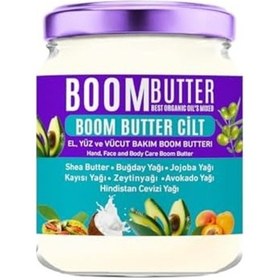 Resim Procsin Boom Butter Oshea Selülit Ve Çatlak Yağı 190 Ml Açık Beyaz 