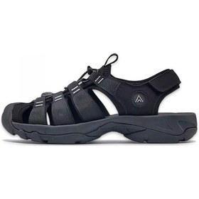 Resim Humtto 710445b 152-21055 Outdoor Siyah Unisex Sandalet Siyah 