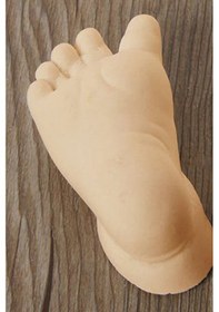 Resim Küçük İzler 3 boyutlu bebek ayak izi heykeli seti 