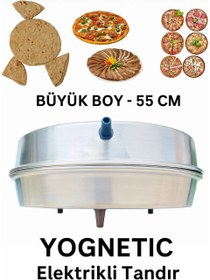 Resim Uğur Yognetic Jumbo Büyük Boy Elektrikli Tandır Ekmek Yapma Makinesi Statik Boyalı Büyük Boy Tandır - Inox 