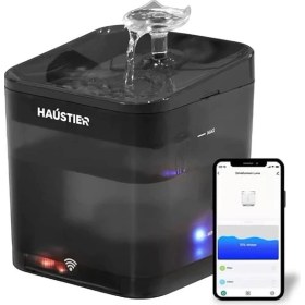Resim WF004 Akıllı Kedi Köpek Su Sebili Su Şelalesi Su Pınarı, Uv Su Filtrelemeli - Smart Wifi - 