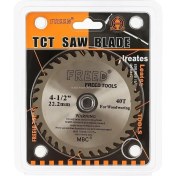 Resim Storemax Tct Daire Testere Diski, 115 Mm, 40 Diş, 22.2 mm Delik Çapı, 1055 Karbon Çelik, Krom Vanadyum Yüzeyli, Parlatılmış ve Kaplamalı, Ağaç ve Sunta Için, Kesim Bıçağı 