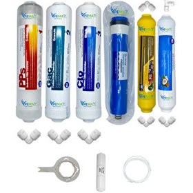 Resim Pemax Water Solutions Kapalı Kasa Su Arıtma Cihazlarına STDMAX 6'lı ReVerse Osmosis Mebran Mineral-Tatlandırıcı 