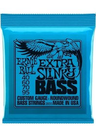 Resim Ernie Ball P02835 Extra Slinky Nickel 40-95 4 Telli Bas Gitar T 