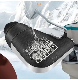 Resim Other Motosiklet Gidon Kılıfı, Su Geçirmez, Rüzgar Geçirmez, Kalınlaştırılmış, Sıcak, Pamuklu Gidon Kılıfı, Küçük Boy A Ha Standart 