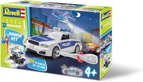Resim Revell Junior Kit Figürlü Polis Arabası VEA00820 