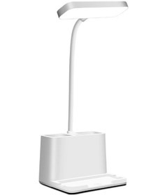 Resim Çocuklar İçin Kalemlikli Fonksiyonel Led Masa Lambası, Öğrenciler İçin Küçük Şarj Edilebilir Masa Lambası, Göz Dostu Okuma Lambası 