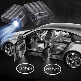 Resim Çeşitli Arabalar için Uygun İki Adet LED Kapı Hoş Geldin Işıkları, Kolay Kurulum, Otomobiller, SUV'lar ve Kamyonetler İçin Evrensel Araç Aydınlatma Ekipmanı, Pil Gerekmez 