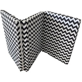 Resim Viphomeconceptltd Tek Kişilik Katlanır Yer Yatağı Sünger Yatak Zikzak 80X180 Cm 