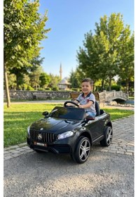 Resim Maestro Gt 4x2 12v Akülü Uzaktan Kumandalı Emniyet Kemerli 2x Arka Süspansiyonlu Çocuk Akülü Araba Siyah 