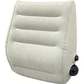 Resim Elmpaly Light Grey Lomber Yastık Ofis Araç Koltukları İçin Ayarlanabilir Bel Desteği Açık Gri 