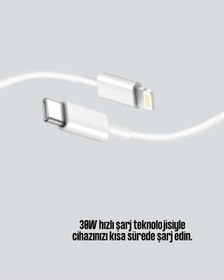 Resim Gld-spt- İphone İpad Airpods Uyumlu 30w Type-c To Lightning Kablo 