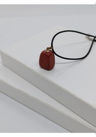 Resim Balık Hediyelik Jasper Taşı Doğaltaş Kolye Çok Renkli 
