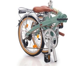 Resim 20J Bianchi Foldıng New Vıntage Katlanır Bisiklet - Celeste 