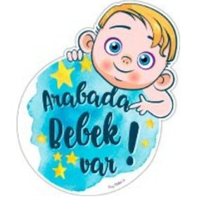 Resim Bob12 Arabada Bebek Var Sticker 