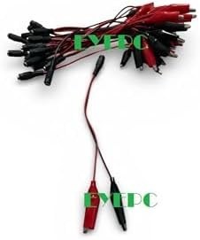 Resim 10 TANE Akü Bağlantı Kablosu Maşalı Kablo / 6 Volt / 12 Volt/Akü Şarj 