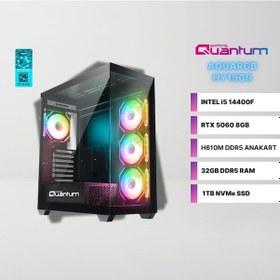 Resim Quantum Gaming AQUAR GB HY1909 i5-14400F 32 GB 1 TB NVMe SSD 8 GB RTX5060 Freedos Free Dos Masaüstü Oyuncu Bilgisayarı 