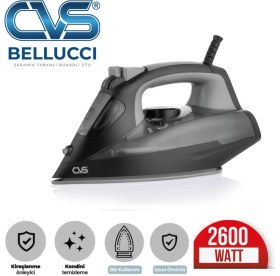 Resim Seramik Ütü 2600W Siyah, Hızlı ve Güçlü Düzleştirici 