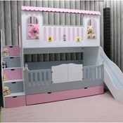 Resim bebetu mobilya Ilıca Ranza Yatak 