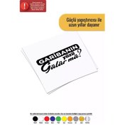 Resim Garibanın Yüzü Gülür Mü Sticker Oto Motor Laptop Duvar Folyo Sticker 70 X 35 Cm 