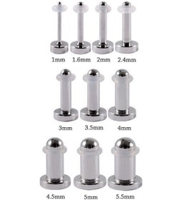 Resim 4 Adet Kulak Tıkacı Kulak Ölçer Genişletici 5.5mm 