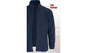 Resim Selçuklu Plus Tam Fermuarlı 3 Cepli Polar Hırka - Koyu Gri, Uzun Kollu, Yumuşak Polar Kumaş, İş Elbisesi ve Soğuk Hava için Rahat Erkek Üst Giyim 
