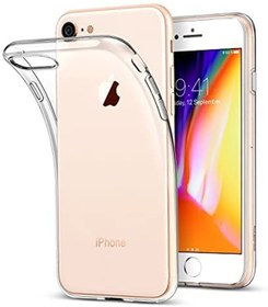 Resim CaseArt Iphone 8 Uyumlu Kılıf Şeffaf Silikon Kapak ve Ekran Koruyucu Set 