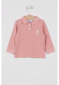 Resim U.S. Polo Assn. U.s. Polo Assn Kız Bebek Pembe Sweatshirt Usb994-b-v9 Pembe 