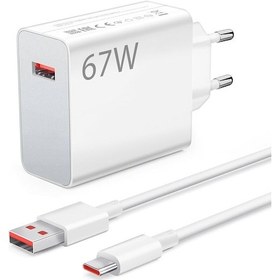 Resim Xiaomi MYD-12-EH Mi 67 W 6A Turbo Type-C Kablo Şarj Aleti Seti 