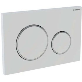 Resim Geberit Sigma20 Kumanda Paneli Mat Beyaz 115.882.01.1 