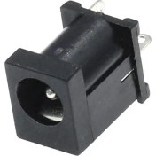 Resim Motorobit Dc 2.1mm Jack Şase Pcb Tipi (Pinleri Arkada) 
