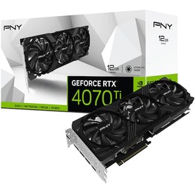 Resim PNY NVIDIA GeForce RTX 4070 Ti Verto LED Triple Fan VCG4070T12TFXPB1 12 GB GDDR6X 192 Bit Ekran Kartı 