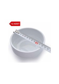 Resim 12 Adet - 12cm Melamin Çorba Kasesi, Cacık, Meze, Komposta 
