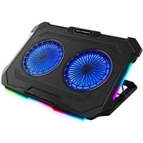 Resim Rampage Sirius S46 Işıklı Ve Fanlı Ayarlanabilir Laptop Soğutucu 125 x 125 x 15 CM 