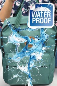 Resim Tezzgelsin Unisex Su Geçirmez Günlük Kullanım Sırt Çantası Mint Yeşili 