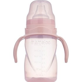 Resim Mamajoo Kulplu Akıtmaz Eğitici Bardak Powder Pınk 270 ML & Anti- Pudra 