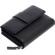 Resim Siyah Deri Kadın Cüzdan - S1CB00005813-A85 