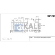 Resim Turbo Radyatörü Intercooler Avensıs 99-08 2.0 D4d 17940-27030 