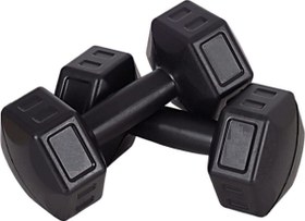 Resim Ayla Stand Spor 1Kg X 2 Adet Dambıl Seti Siyah 