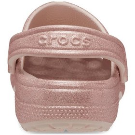 Resim Crocs Classıc Glıtter Clog T Simli Kız Çocuk Terlik 206992 206992 6wv 6wv Pudra 
