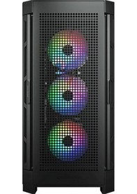 Resim Cougar Airface Pro Rgb Cgr-5ad1b-aır-rgb Argb 4 Fanlı Siyah 850 W E-atx Oyuncu Kasası 