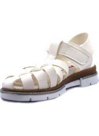 Resim AYAKKABIMOOD Kız Çocuk Beyaz Şirin Genç Ortopedik Sandaleti 