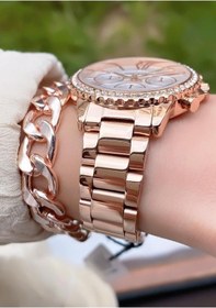 Resim Tom Jones Mrd12234 Rose Gold Renk Kadın Kol Saati Bileklik Hediyeli 