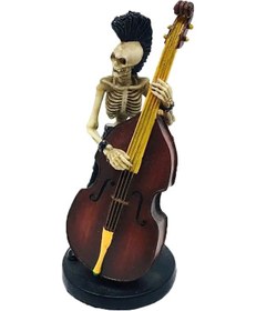 Resim Wise İskelet Serisi / Çello Çalan Punker İskelet 