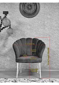 Resim Siyah Boyalı Tel Ayak Papatya Çay Seti Koltuk Takımı , Balkon, S 001 